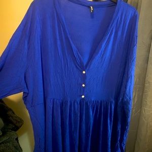 Allegrace Plus Peplum long sleeve top